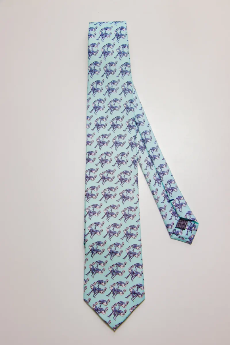corbata-flamenco-azul-electrico-azul-celeste