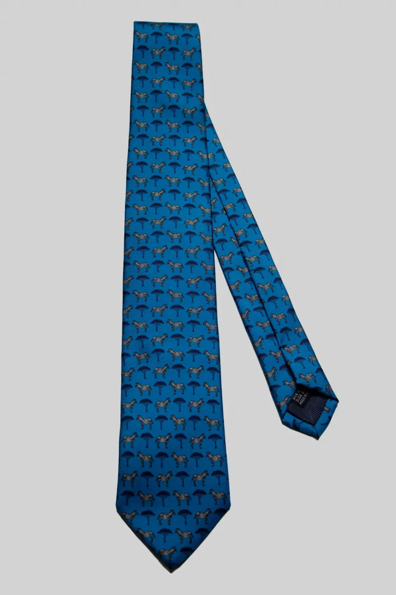 Corbata-cebra-azul-noche
