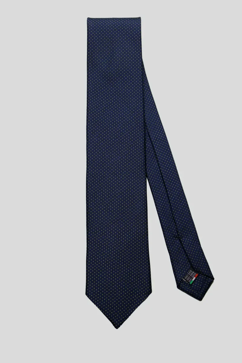 corbata-azul-marino-lunar-amarillo-pequeño