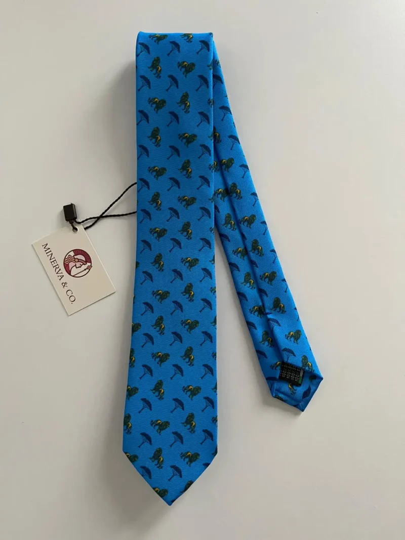 corbata-infantil-leones-azul-mediterráneo