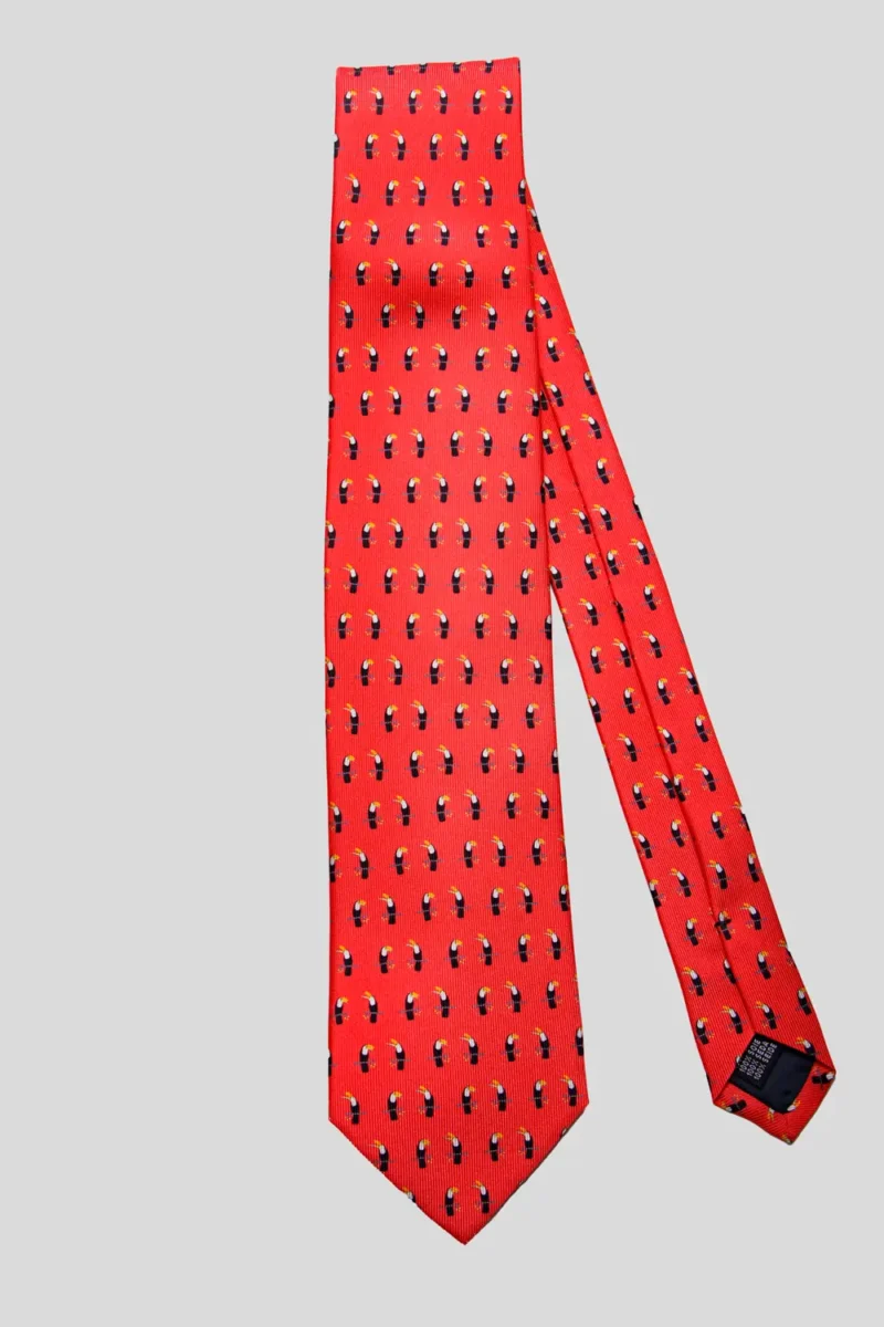 corbata-tucan-32-momme-rojo-salvaje