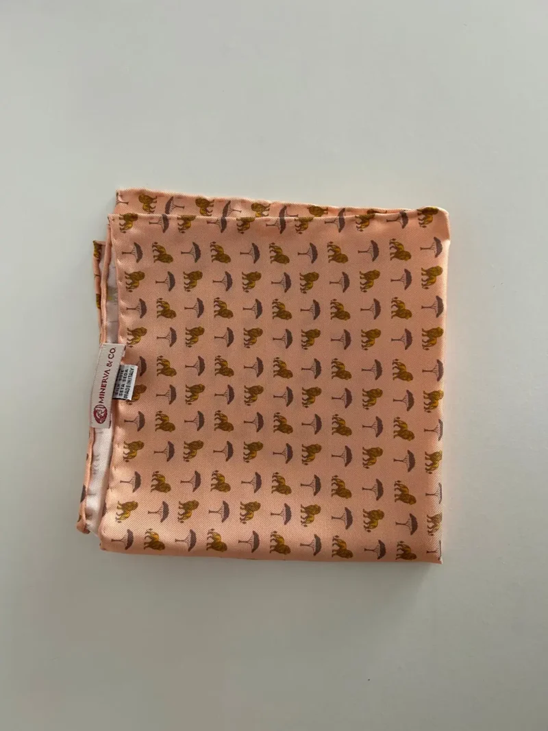 Pañuelo-leones-naranja-pastel