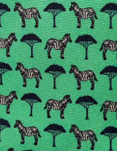 corbata-cebras-verde-primavera-tejido