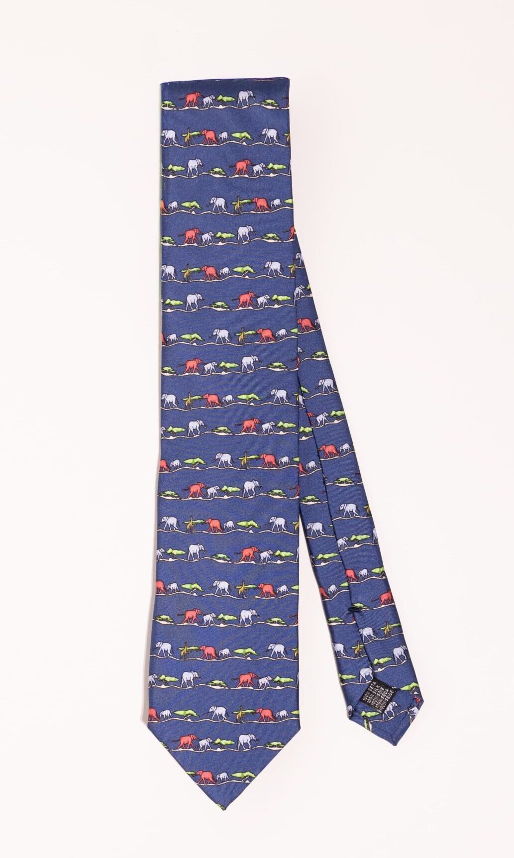 Corbata-seda-twill-selva-azul-marino