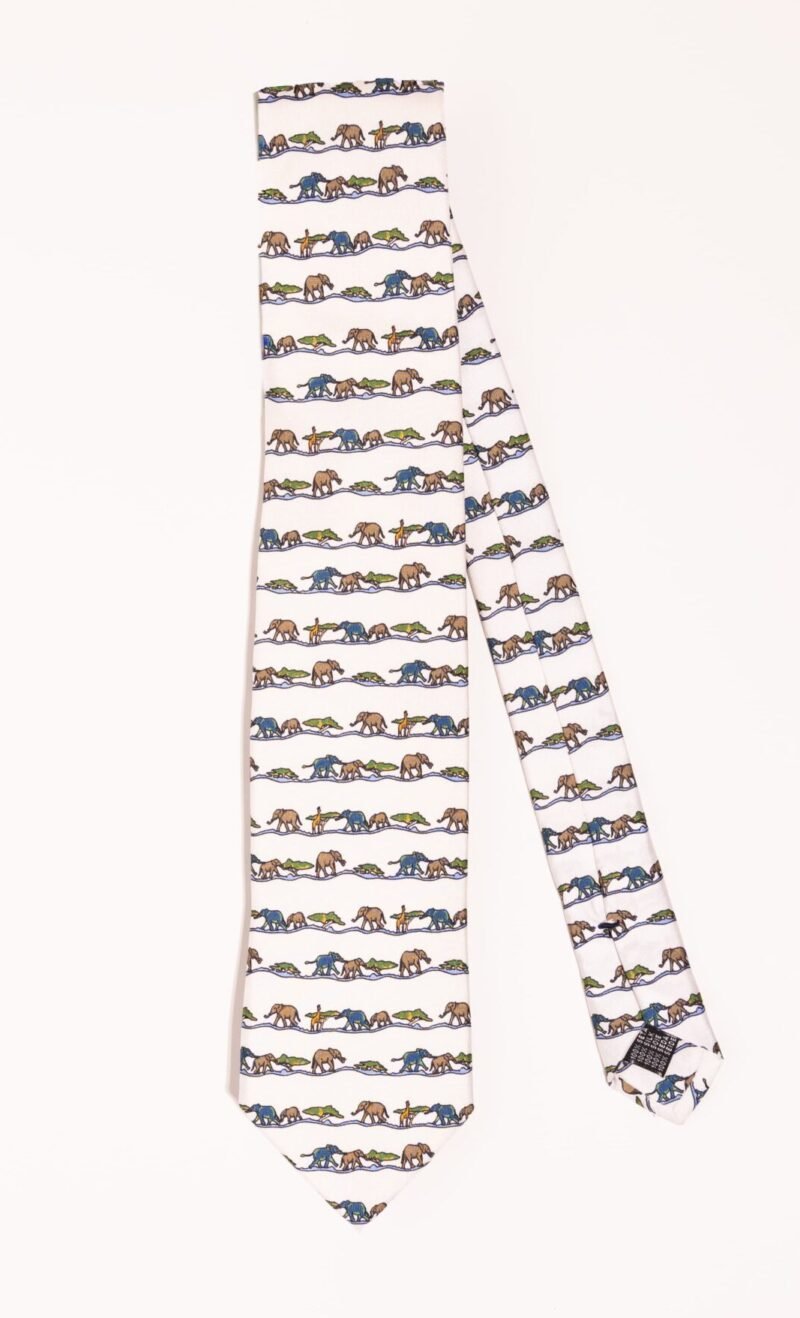 Corbata-seda-twill-selva-blanco-roto